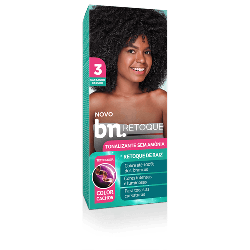 Tonalizante Castanho Escuro 3.0 Sem Amônia 90g | bn.Cachos Tonalizante Castanho Escuro 3.0 Sem Amônia 90g | bn.Cachos